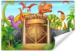 fototapeta-dziecieca-dinozaury-bajka-park-450x300