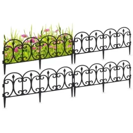 plotek-ogrodowy-azurowy-czarny-4-szt-60x30-cm-palisada-dekoracyjna-obrzeze