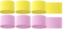 6x-bibula-serpentyna-zolta-i-rozowa-artystyczna-prace-diy-rekodzielo