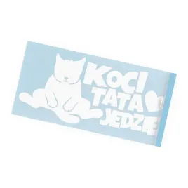naklejka-na-samochod-koci-tata-jedzie-kot-humor-pupil