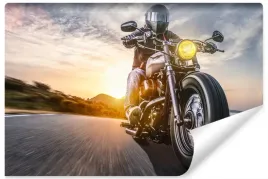 fototapeta-do-salonu-motocykl-na-ulicy-3d-400x280