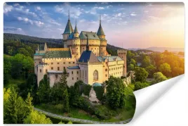 fototapeta-do-salonu-zamek-gory-pejzaz-3d-450x300