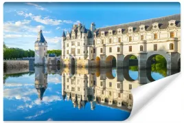 fototapeta-do-salonu-zamek-rzeka-niebo-3d-450x300