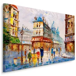 obraz-do-przedpokoju-paryska-ulica-malunek-30x20