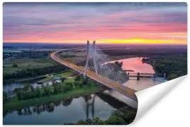 fototapeta-do-salonu-wroclaw-most-rzeka-3d-450x300