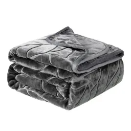 koc-cieply-gruby-miekki-narzuta-pled-na-lozko-kanape-160x200-grafit-liscie