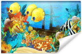 fototapeta-dziecieca-tropikalne-ryby-ocean-450x300