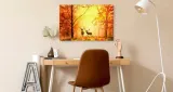obraz-scienny-jelenie-jesienny-las-akwarela-30x20-stan-nowy