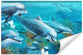 fototapeta-dziecieca-delfiny-rafa-koralowa-450x300