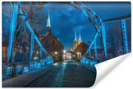 fototapeta-do-sypialni-wroclaw-most-noca-450x300