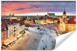 fototapeta-do-sypialni-warszawa-zamek-3d-450x300