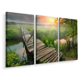 obraz-tryptyk-laka-trawa-wschod-most-dekor-60x40