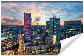 fototapeta-do-salonu-warszawa-wiezowce-3d-400x280
