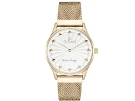 zegarek-kobiecy-z-bransoletka-mesh-elegancki-wzor-biala-tarcza-z-cwiekami