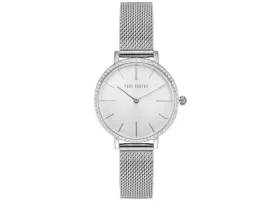 zegarek-na-eleganckiej-bransolecie-z-biala-tarcza-bransoleta-mesh-prezent