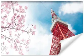 fototapeta-do-salonu-tokyo-tower-niebo-3d-450x300