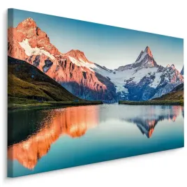 obraz-scienny-jezioro-w-gorach-krajobraz-3d-120x80