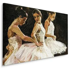 obraz-na-plotnie-baletnice-tancerki-malunek-100x70