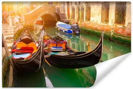 fototapeta-do-sypialni-wenecja-gondole-3d-450x300