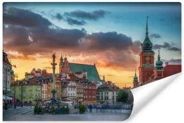 fototapeta-do-salonu-stare-miasto-warszawa-450x300