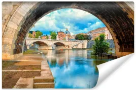 fototapeta-do-salonu-rzym-most-zabytki-3d-450x300