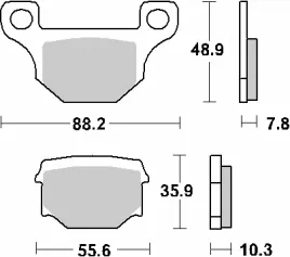 sbs-klocki-hamulcowe-kh93-street-standart-ceramic-kolor-czarny