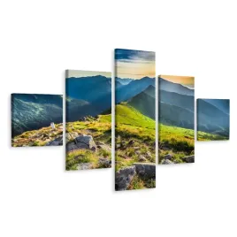 obraz-5-czesciowy-pejzaz-gorski-natura-3d-250x150