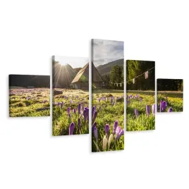 obraz-poliptyk-slonce-w-gorach-pejzaz-3d-250x150