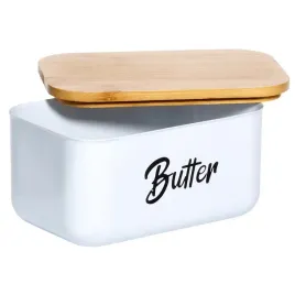 maselniczka-stalowa-biala-z-bambusowa-pokrywka