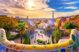 fototapeta-do-sypialni-widok-nad-barcelona-450x300