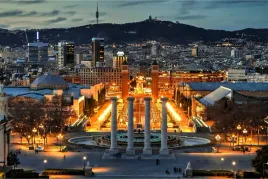 fototapeta-do-salonu-barcelona-ulice-noca-450x300