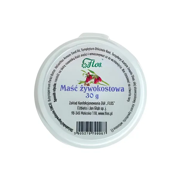 MAŚĆ ŻYWOKOSTOWA 30 G FLOS NATURALNY SKLEP NA BÓLE KOSTNO-STAWOWE