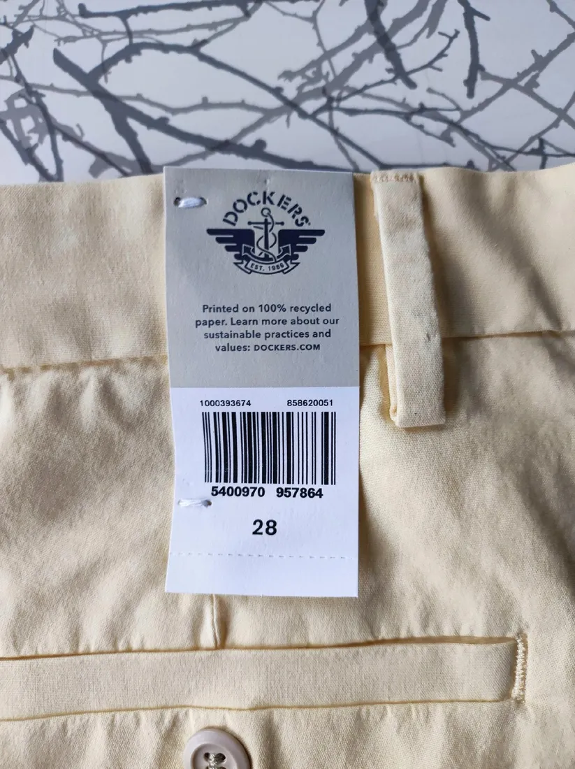 dockers-spodenki-chino-short-28-stan-nowy