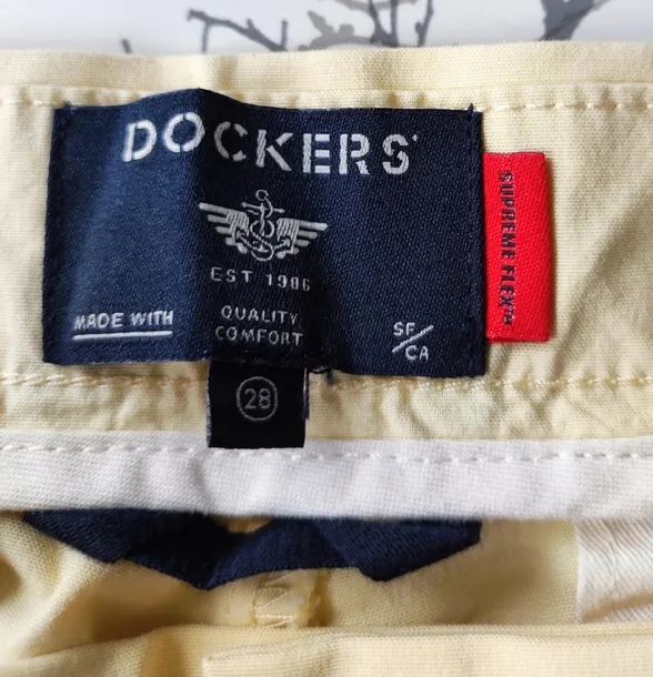 dockers-spodenki-chino-short-28-wzor-dominujacy-bez-wzoru