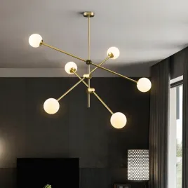 lampa-wiszaca-ledmoon-zlota-niz-12-punkty-swiatla-g9