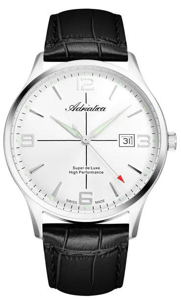NOWY ORYGINALNY Zegarek męski ADRIATICA A8331.5253Q Super de Luxe srebrny
