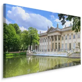 obraz-canvas-warszawa-palac-woda-zabytek-3d-70x50