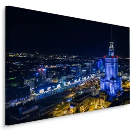 obraz-miasto-noca-warszawa-architektura-3d-100x70