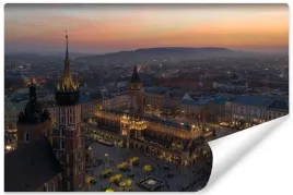 fototapeta-do-sypialni-krakow-z-lotu-ptaka-450x300