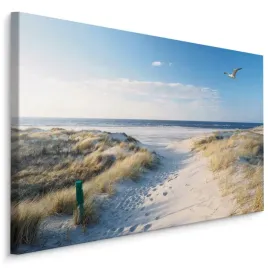 obraz-do-salonu-plaza-wydmy-morze-natura-70x50