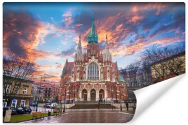 fototapeta-do-salonu-kosciol-krakow-miasto-450x300