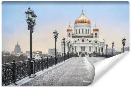 fototapeta-do-sypialni-katedra-moskwa-zima-450x300