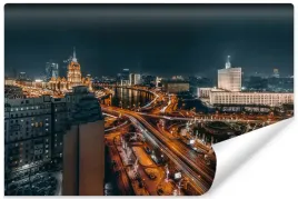 fototapeta-do-sypialni-moskwa-noca-pejzaz-450x300