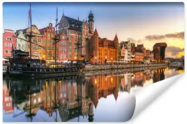 fototapeta-do-salonu-gdansk-rzeka-statek-450x300