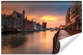 fototapeta-do-sypialni-gdansk-rzeka-miasto-450x300