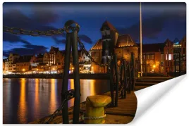 fototapeta-do-salonu-gdansk-molo-rzeka-3d-450x300