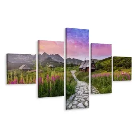 obraz-5-czesciowy-tatry-pejzaz-natura-3d-250x150