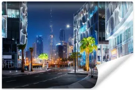 fototapeta-do-salonu-ulice-dubaju-noca-3d-450x300
