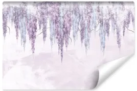 fototapeta-fioletowe-kwiaty-malunek-natura-450x300
