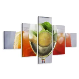 obraz-5-czesciowy-zestaw-letnich-drinkow-250x150